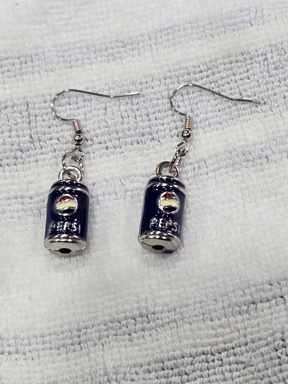 Pepsi Can Earrings, Soda Pop Earrings